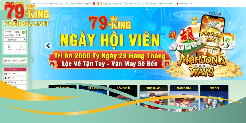 Một số điều em cần lưu ý khi đăng nhập 79King